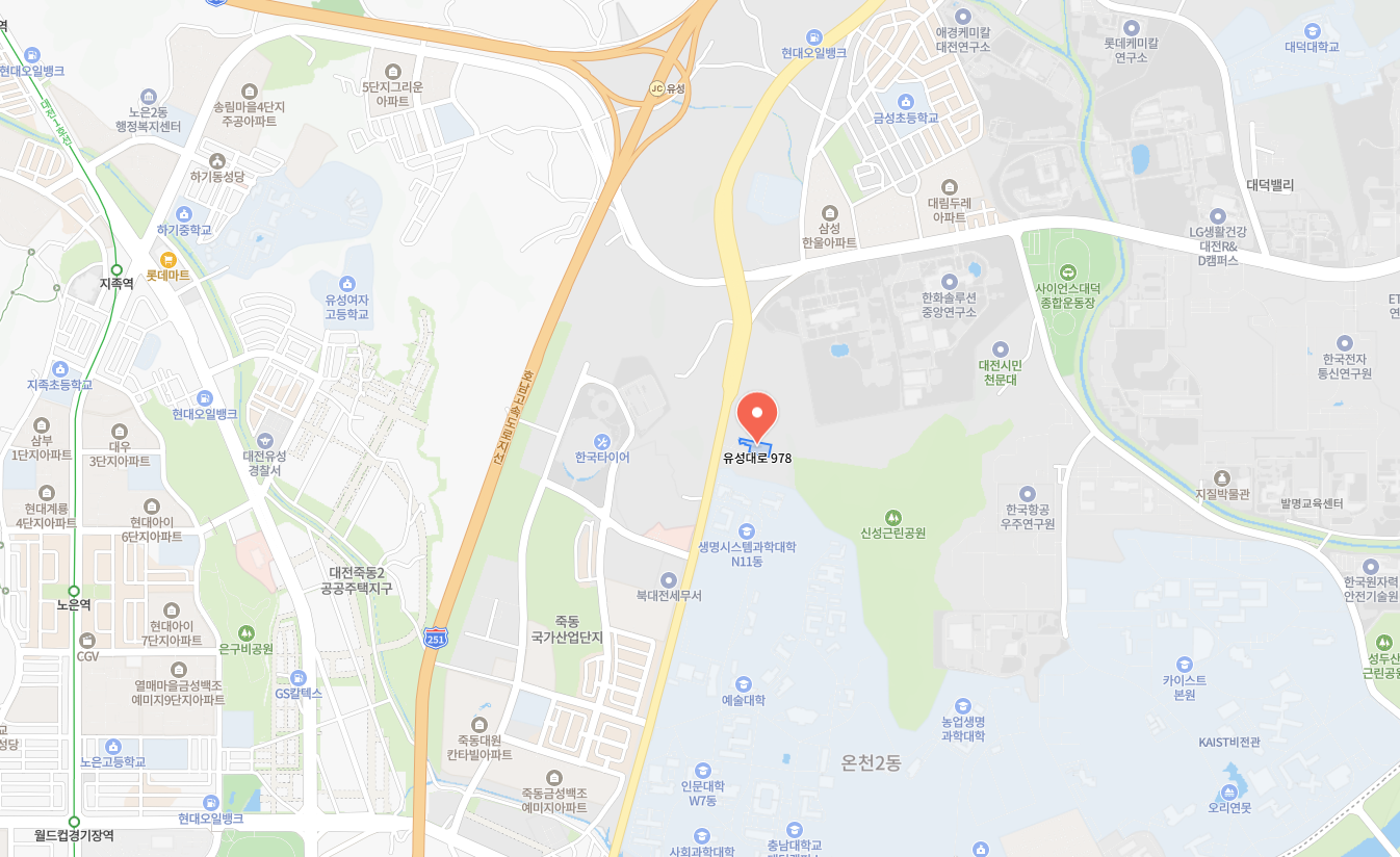 반다비체육센터 지도